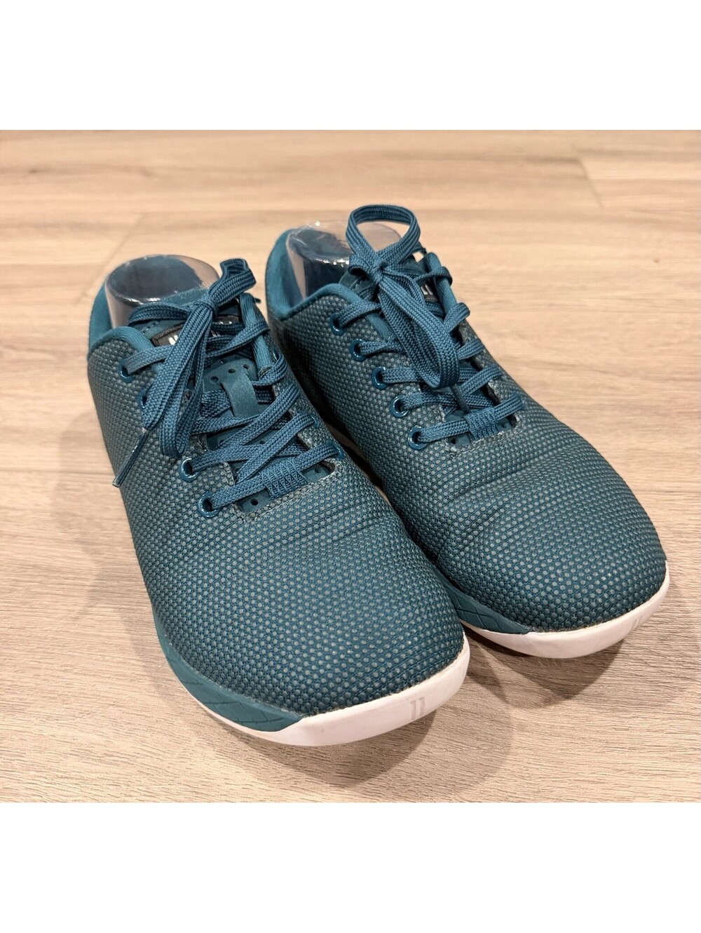 Nobull Superfabric Trainers Men's Size 7.5 Women’s 9 Workout Gym Shoes Teal